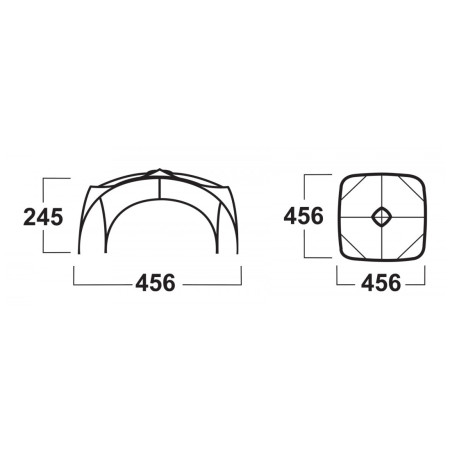 Vordach Husky Broof XL