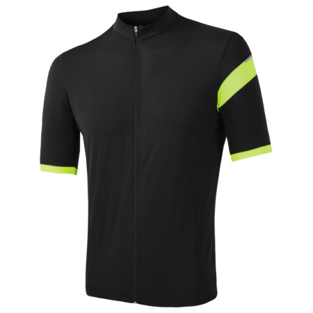 Herren Radtrikot Sensor Cyklo Coolmax Classic schwarz True black
