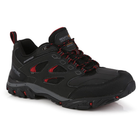 Damenschuhe Regatta Holcombe IEP Low schwarz/rot Ash/RioRed
