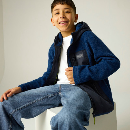 Kinder-Sweatshirt Regatta Munro Hybrid Jacket AviBlueNavy