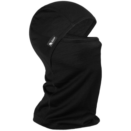 Kapuzenmütze Zulu Merino schwarz Black