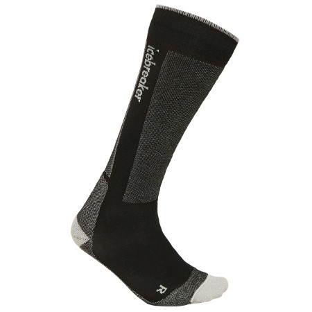 Herrensocken Icebreaker M Mer Ski+ Light OTC schwarz/grau Black/Ether/Graphite