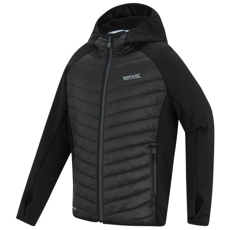 Kinderjacke Regatta Junior Andreson Hybrid Black/Sealgr