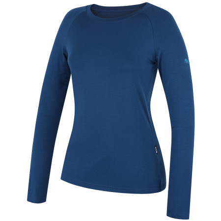 Damen-T-Shirt Zulu Bambus 210 Long blau ocean blue