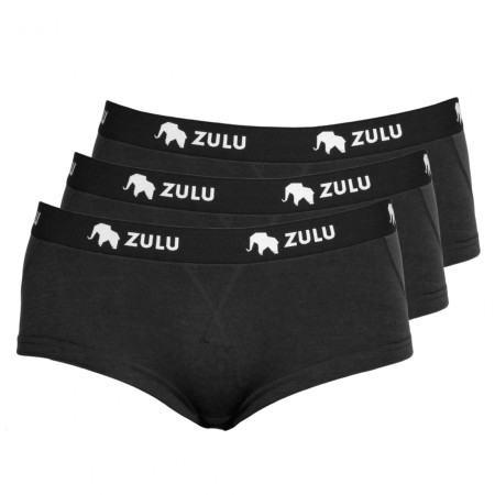 Damenhöschen Zulu Merino 160 BF 3pack schwarz black