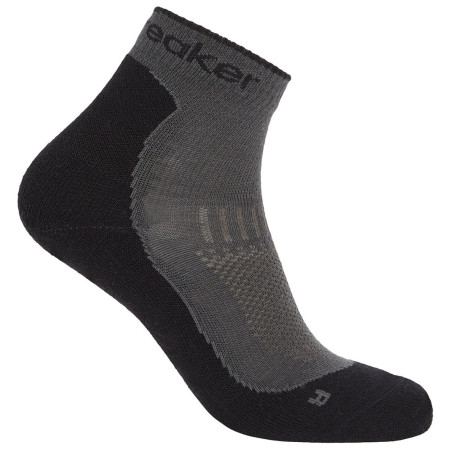 Damensocken Icebreaker W Mer Hike+ Light Mini grau/schwarz OBSIDIAN/BLACK