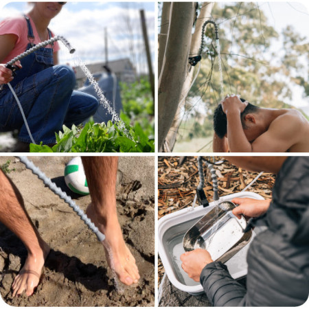 Campingdusche GoSun Spray mit Pumpe 12V + Power