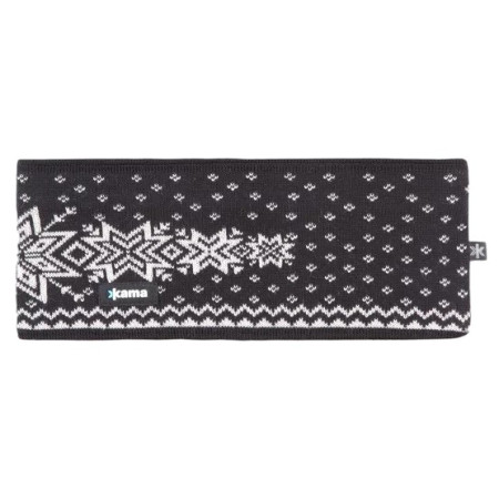 Stirnband Kama C41 schwarz/weiß černá