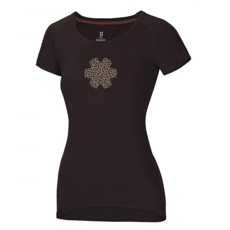 Damen-T-Shirt Ocún Raglan T schwarz BlossomRaisinHardware