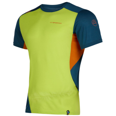 Herren-T-Shirt La Sportiva Grip T-Shirt M gelb Lime Punch/Storm Blue