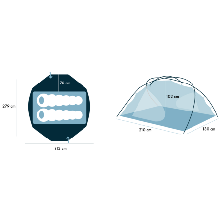 Ultraleichtes Zelt Warg Alp 2