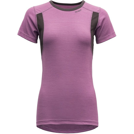Damen-T-Shirt Devold Hiking Woman T-shirt (2019) lila Iris/Figs