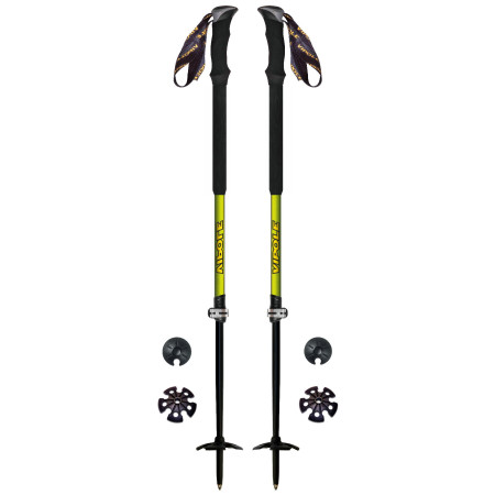 Trekkingstöcke Vipole Skitour Vario schwarz/grün