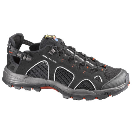 Herrensandalen Salomon Techamphibian 3 schwarz Black/Autobahn/Fleea