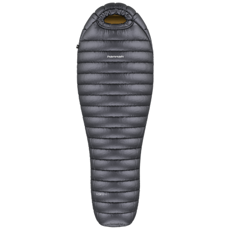 Daunenschlafsack Hannah Loft 400 195 cm grau Ebony