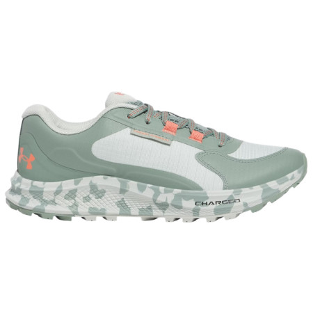 Damen Laufschuhe Under Armour W Charged Bandit TR 3 grün Hydro Green / Silica Green / Blush Orange