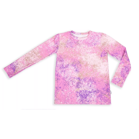 Kinder-T-Shirt Wouki Aiki Dusty violet rosa Dusty violet