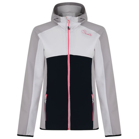 Damenjacke Dare 2b Demure Softshell weiß/schwarz Slvflsh/Whte