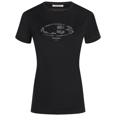 Damen-Funktionsshirt Icebreaker W M 150 Tech Lite SS Tee 30 Anniversary schwarz BLACK