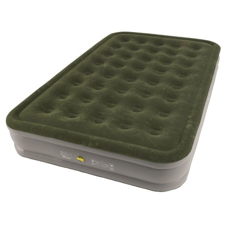 Aufblasbare Matratze Outwell Excellent Double grün/grau Dark Leaf & Grey