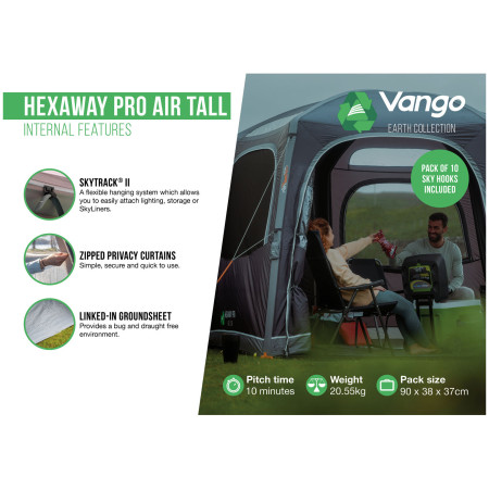 Vorzelt Vango HexAway Pro Air Tall