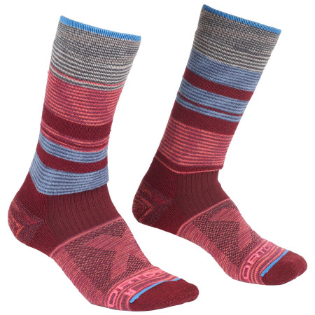 Damensocken Ortovox All Mountain Mid Socks W 2022 rot/blau Multicolour