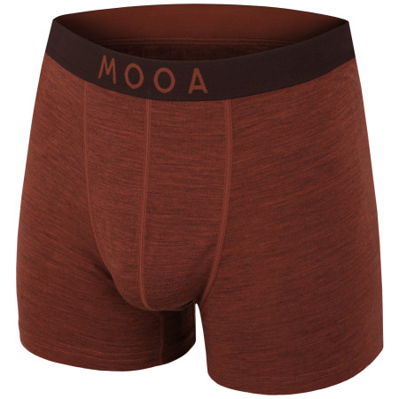 Herren-Boxershorts MOOA MerinoSilk 4in orange cinnamon melange