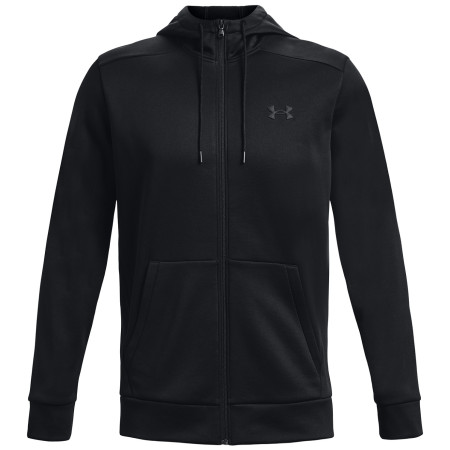Herren-Sweatshirt Under Armour Armour Fleece FZ Hoodie schwarz Black / / Black