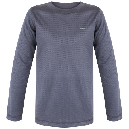 Kinder-Thermoshirt Loap Pirru schwarz Tap Shoe Melange | Gray