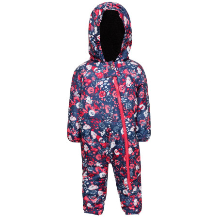 Kinder-Skianzug Dare 2b Bambino II Snowsuit weiß/rosa/blau VirtPinkFlor