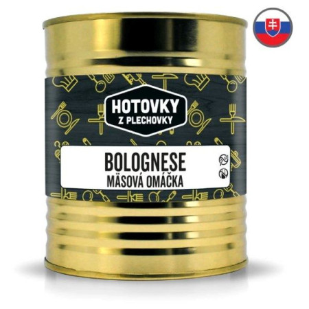 Fertigessen Hotovky z plechovky Bolognese-Fleischsoße 800 g