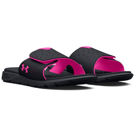 Damenpantoffeln Under Armour W Ignite 7 SL schwarz Black / Black / Rebel Pink