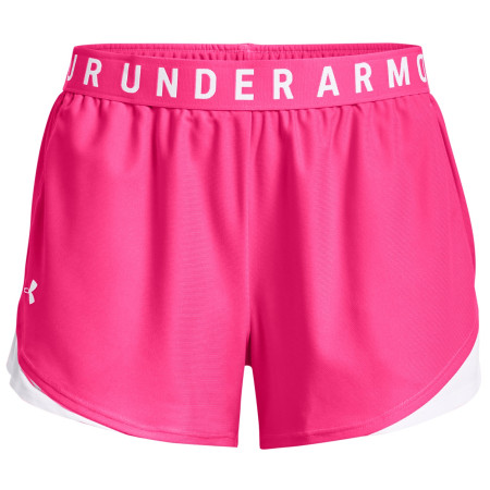 Damenshorts Under Armour Play Up Shorts 3.0 rosa Electro Pink / White / White