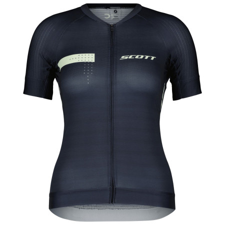 Damen-Radtrikot Scott W's RC Pro SS blau dark blue/fresh green