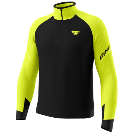 Herren-Funktionsshirt Dynafit Alpine L/S 1/2 Zip Tee M schwarz/gelb 5A31 - ultra yellow/0910