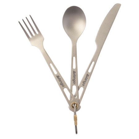 Besteck Vango Titanium Cutlery Set silber Titanium