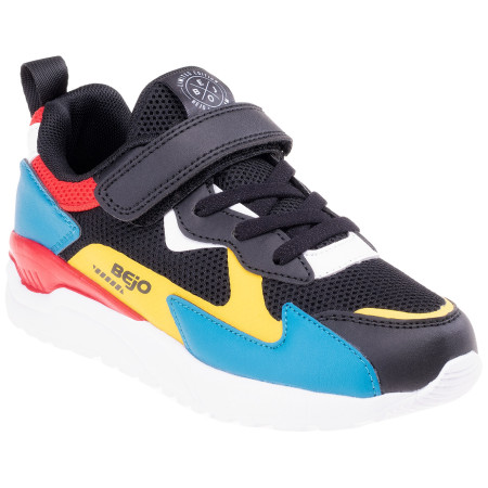 Kinderschuhe Bejo Agepi Jr schwarz/gelb Black/Green/Yellow/Red