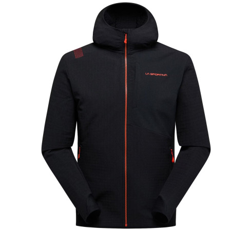 Herrenjacke La Sportiva Descender Storm Jkt M schwarz/rot Black/Cherry Tomato