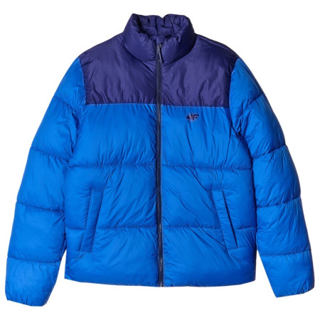 Herren-Winterjacke 4F Down Jacket M485 blau COBALT
