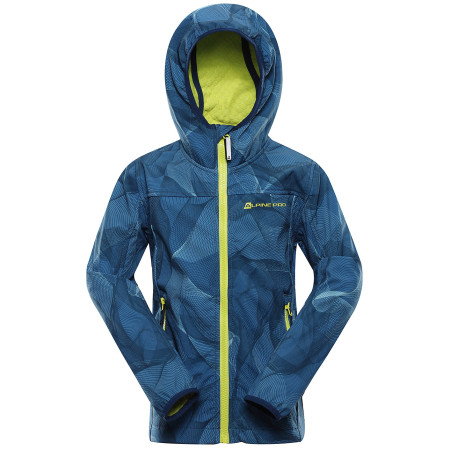 Kinder-Softshell-Jacke Alpine Pro Hooro blau vallarta blue