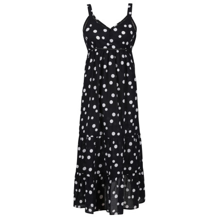 Kleid Regatta Gazania schwarz Blk/WhPlkaPr