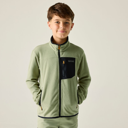Kinder-Sweatshirt Regatta Junior Frankie F/Z Light Sage