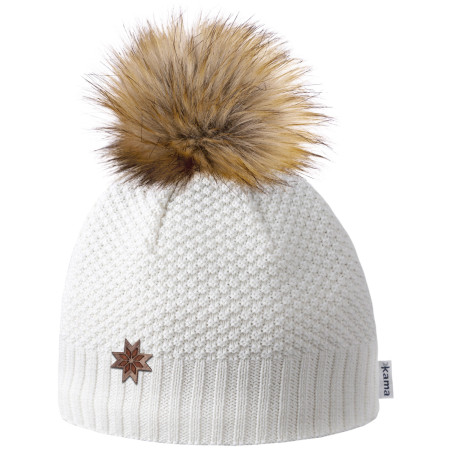 Merino-Strickmütze Kama A155 weiß White