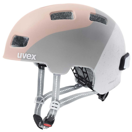 Fahrradhelm Uvex City 4 rosa/grün Dust Rose - Grey Wave We