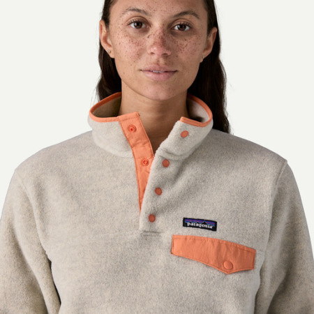 Damen-Sweatshirt Patagonia W's LW Synch Snap-T P/O