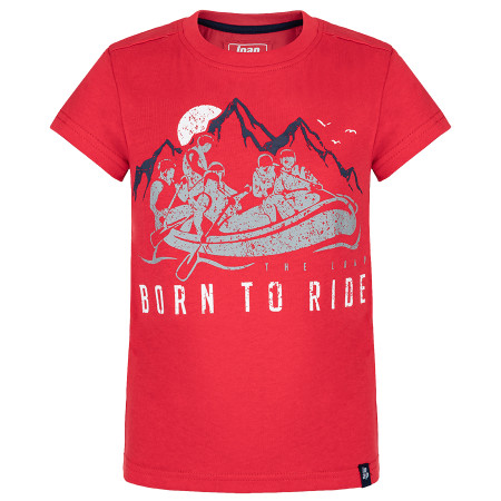Kinder-T-Shirt Loap Bavis rot RacingRed/White