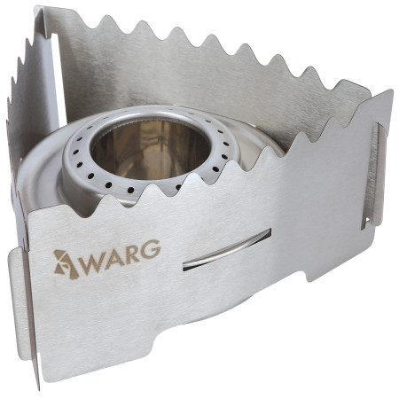 Spirituskocher Warg Woodman silber