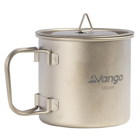 Tasse Vango Titanium Single Walled 350ml Mug silber Titanium