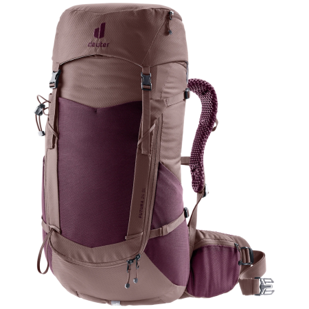 Damenrucksack Deuter Futura 24 SL rosa/weinfarbe cassis-ashrose