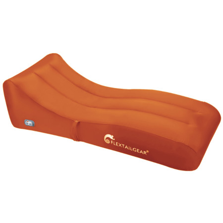 Aufblasbare Luftmatratze Flextail Cozy Lounger orange